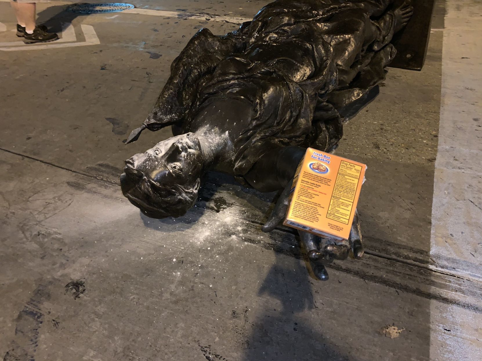 Left in the street